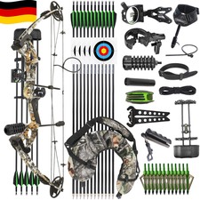 30-55lbs Compoundbogen Set Jagdbogen Sportbog...