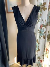 White House Black Market V-neck Little Black Dress Size 2