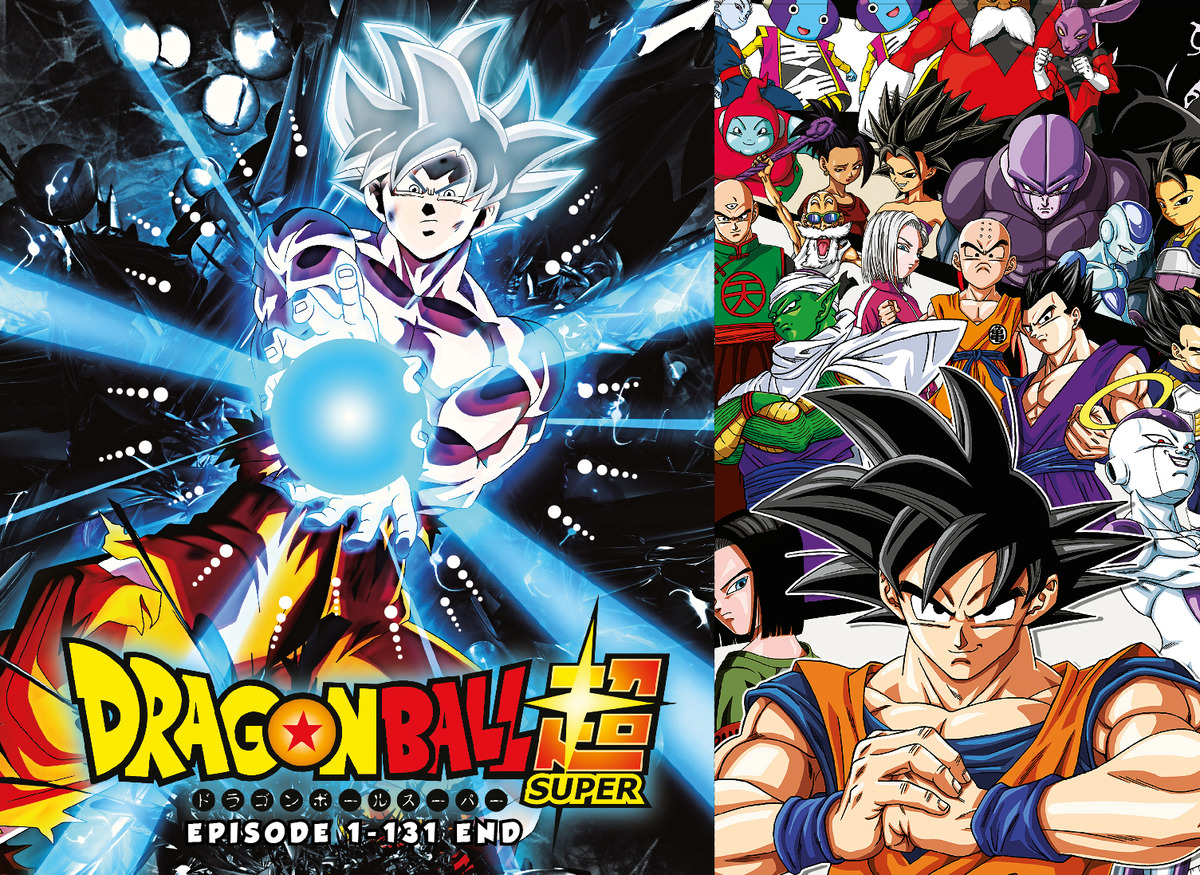 Dragonball Super Complete Series English Dubbed DVD 131 Episodes + 3 Movies