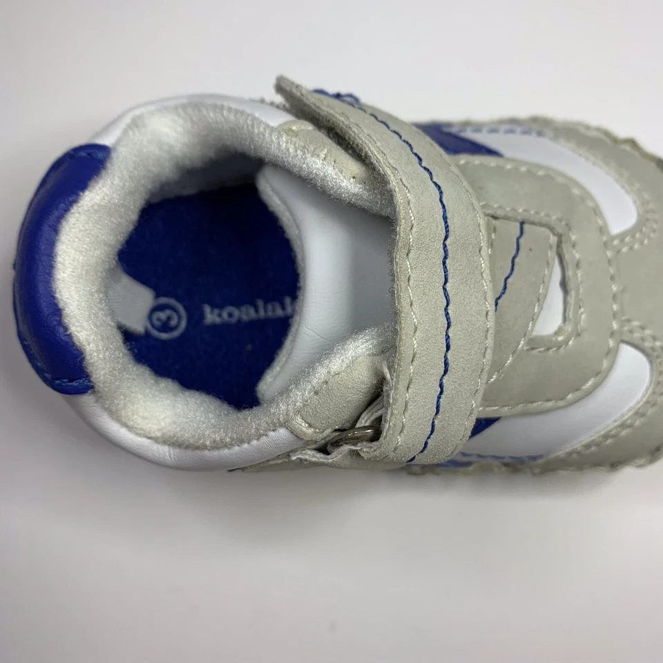Baby Boy Shoes 3-6 Months As Pictured Clean -Blue And Gray Koala Kids Sport Sole - Image 3 of 4
