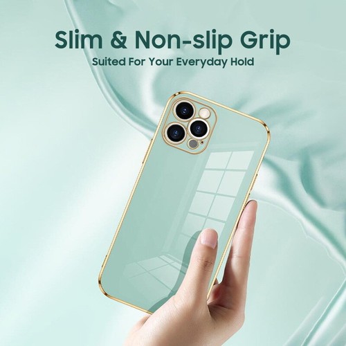 Plating TPU Silicone Case For iPhone 15 14 13 Pro Max 12 11 XS XR X Phone Cover - Picture 6 of 19