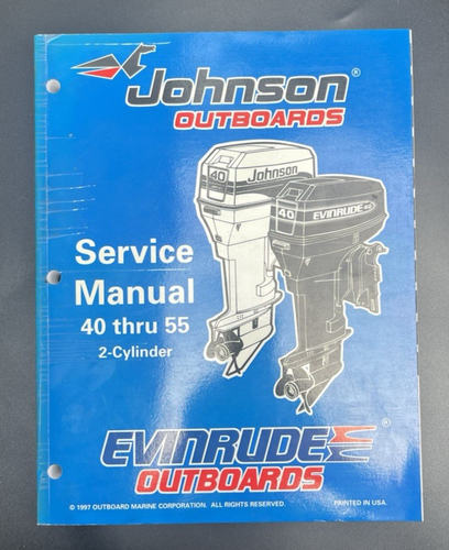 1998 Johnson Evinrude Outboard 40-50 HP 2-cylinder Service Repair Manual 520206 | eBay Australia