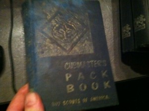 cub masters pack book 1956  BOX 43