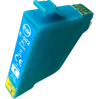 1 x CYAN 502XL TINTENPATRONE ALS ERSATZ EPSON XP-5105 XP-5115 WF-2860 NICHT OEM