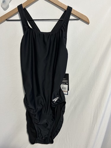 Speedo Damen Badeanzug One Piece Prolt Super Pro massiv Erwachsene Gr. 12/38 schwarz - Bild 3 von 4