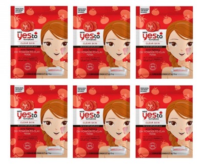 Yes To Tomatoes for Breakout Prone Skin DIY Powder to Clay Mask 1 Ct. (6 Pack)