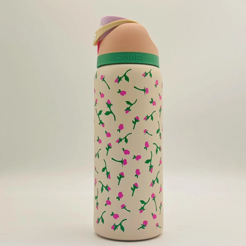 Owala Tea Time Rosebud Floral Urban Outfitters Freesip 32 OZ Botella Regalo NUEVO Foto 4 de 4