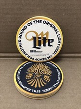 Miller Light Coasters Lot of 15 Original Light Beer Great for Home Bar