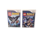 Lego Batman & Batman 2 DC Super Heroes Nintendo Wii Games E10+ W/Manuals Tested