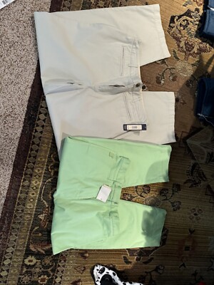 New Cherokee size 14 tan womens khaki chino Pants, Cherokee