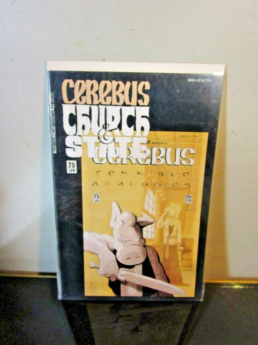 Cerebus Church & State #25 Aardvarkvanaheim BAGGED BOARDED