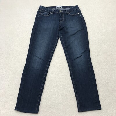 Paige Jeans Womens 27 Skyline Ankle Peg Dark Wash Stretch Denim Classic 
