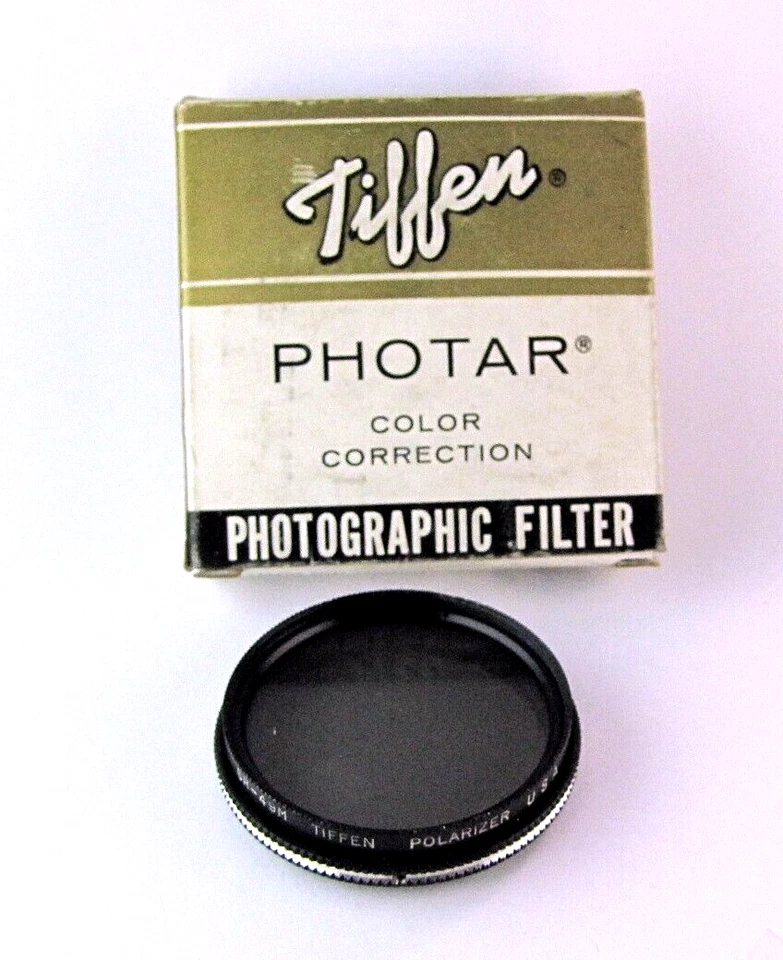Tiffen SR Polarizer Photo Filter 49mm Circular Vintage USA NEW - Image 2 of 3