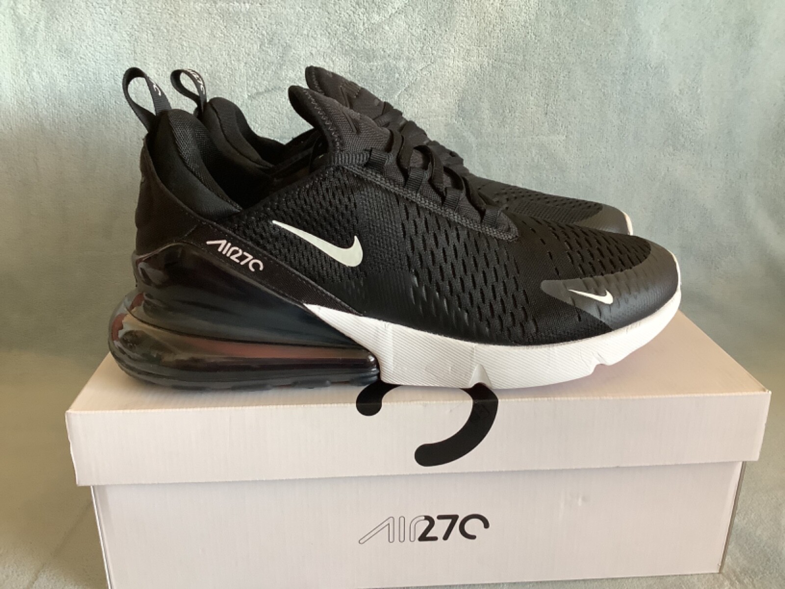 Nike Air Max 270 'Black White' AH8050-002 Size 8.5 | eBay
