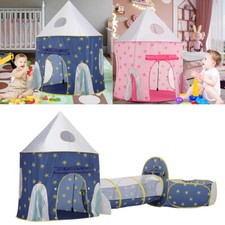 3 in 1 Foldable Kids Play House Tent Tunnel set Easy Setup Ocean Ball Child Gift