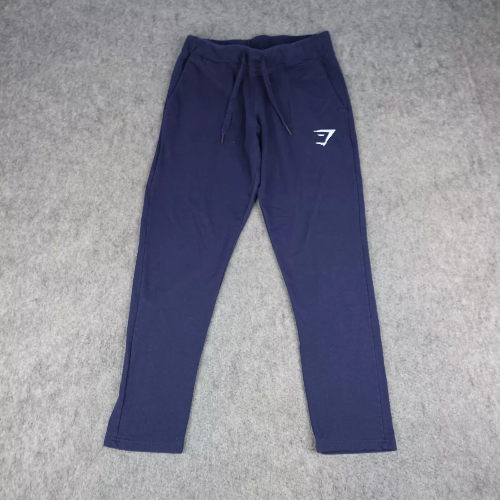 gymshark gym crest joggers athletic casual navy sweatpants