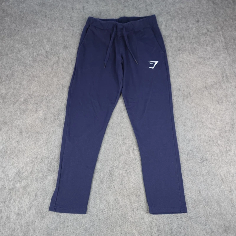 gymshark gym crest joggers athletic casual navy sweatpants