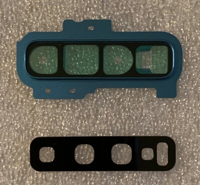 Kamera Linse Camera Lens Glas Cam Abdeckung Rahmen Bla Samsung Galaxy S10+ G975F
