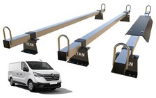 Roof Rack 3 Bars for Mk2 Vauxhall Vivaro Van 2014-2019 TITAN Construction Grade