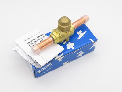 CASTEL Kugelabsperrventil 6570EL/M10 Ball Valve für CO2 R744 10mm ODS Löt 60bar