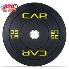 CAP Barbell Olympic Rubber Bumper Plates 
