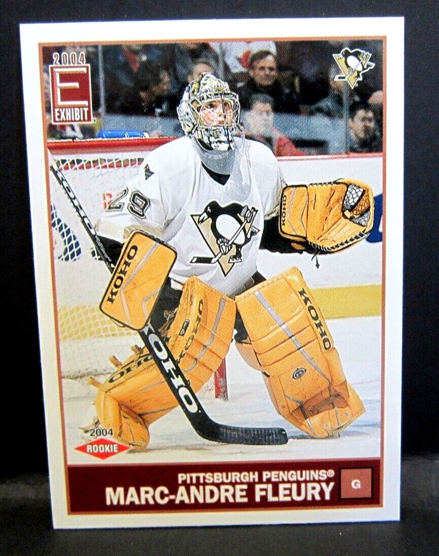 Marc-André Fleury RC 2003-04 Pacific Exhibit Rookie#667/975