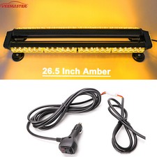 Led Emergency Strobe Light Bar Warning Double Side Rooftop Hazard-amber White Led Emergency Strobe Light Bar Warning Double Side Rooftop Hazard-amber White
