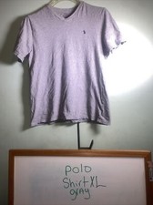Polo Ralph Lauren Shirt Mens XL Blue Pony Cotton Short Sleeve Knit