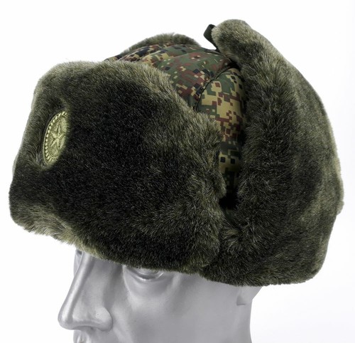 Original Military winter ushanka hat 