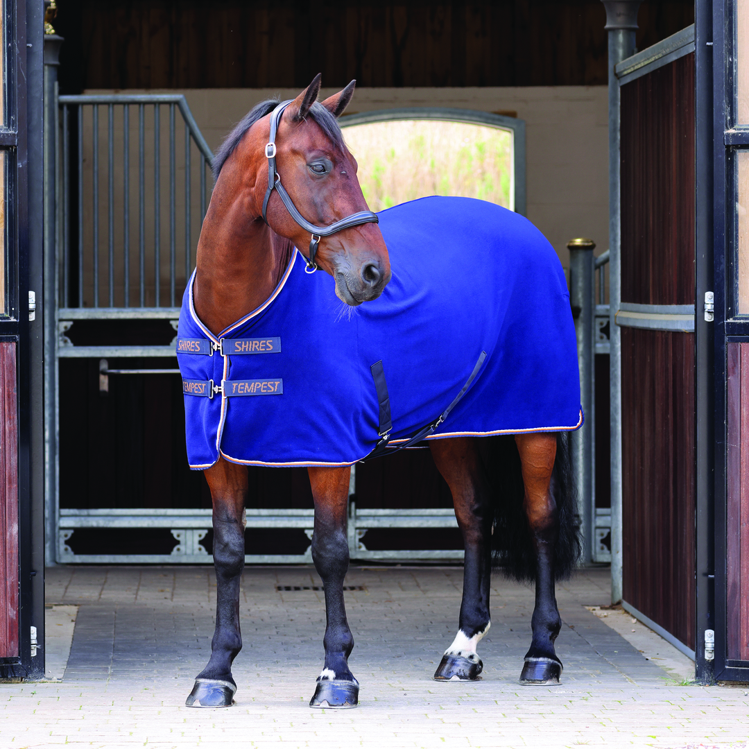 Tapis Combo Mouche Shires Tempest Pour Poney - Blanc, Léger, UV