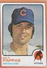 1973 TOPPS BASEBALL MILT PAPPAS #70 CUBS EX *85337