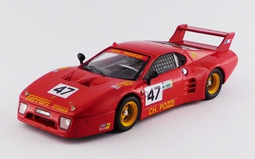FERRARI 512 BB TARGA 1981 Rouge BEST 9782 1:43 de reference 9782