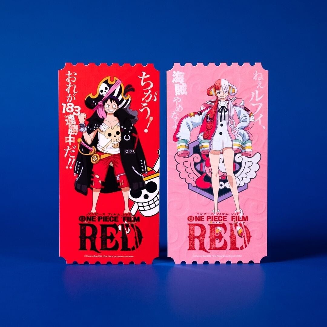 ONE PIECE FILM RED (2022) korea Megabox Original Limited movie ticket set