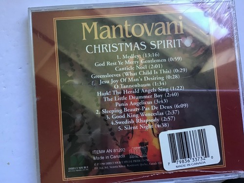 MANTOVANI Christmas Spirit GREAT Christmas GIFT * Y BUY MY CD ?? - Imagen 3 de 4