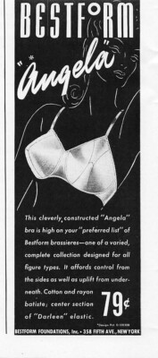 Bestform Print Ad Vintage Advertisement Bra Ad Womens Lingerie NYC 1942 ...