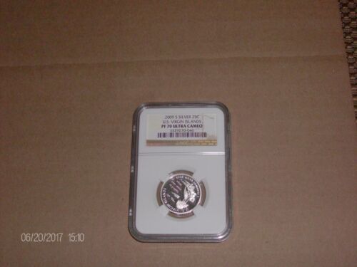 2009 U.S. Virgin Islands Silver NGC PF 70 Ultra Cameo DC &US Territories Quarter