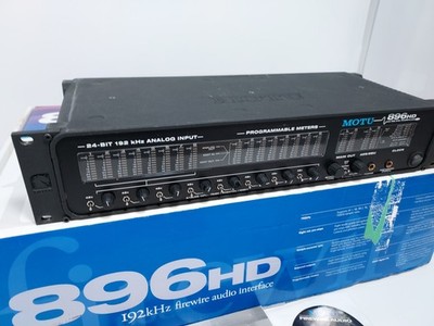 MOTU 896HD 8-Channel FireWire Audio Interface Unit Parts or Repair
