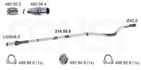 Abgasrohr Ernst 314558 FüR Fiat 500 Panda RU8 KA Ford 312AXA1A 312CXA1A 312PXA1A