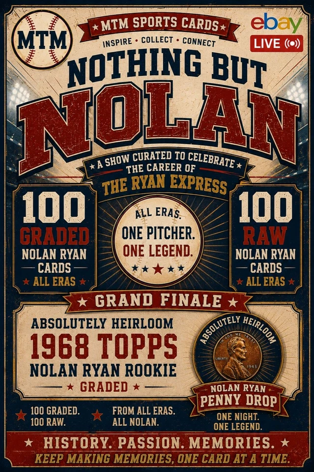 Nothing by Nolan Ryan - MTM Sports Cards Live $1 Starts