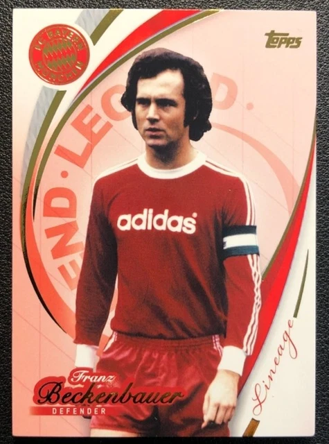 Franz Beckenbauer 2025-26 Topps Lineage Fc Bayern Munchen Legends Base #30