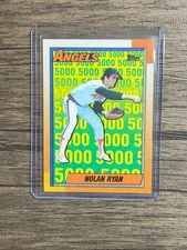1990 Topps - Nolan Ryan #3 - 5,000 K's - The Angels Years