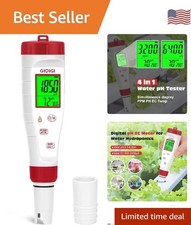 pH Tester,Digital pH Meter for Water,New Version TDS Meter for Drinking Water...