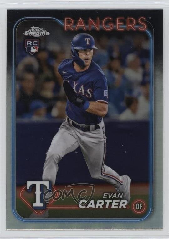 2024 Topps Chrome Refractor Evan Carter #136 Rookie RC 1l75