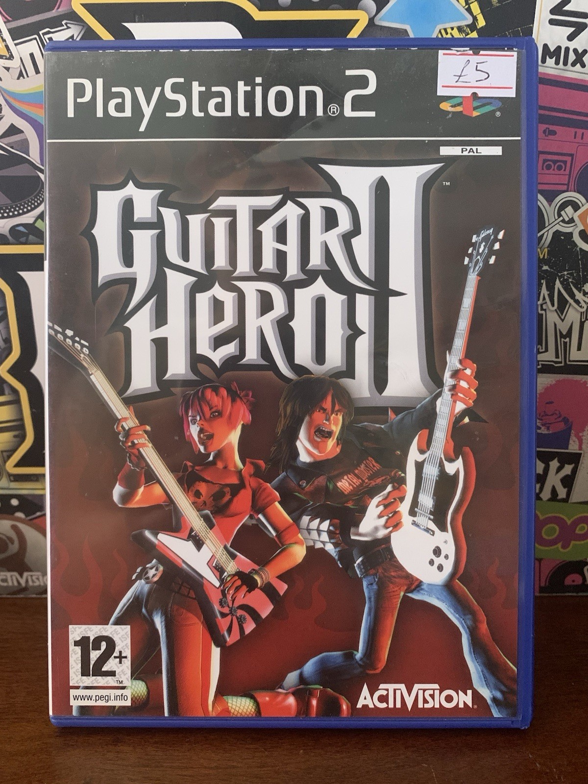 Guitar Hero II (Sony PlayStation 2, 2006) Complete With Manual Video Game PAL UK