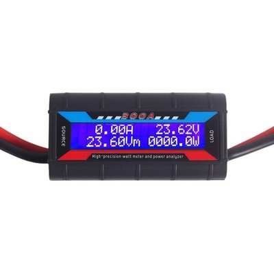 Watt Meter 300A High Precision DC 060V Power Energy Voltage Amp Tester