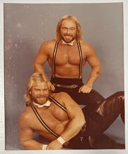 Fabulous Ones Original 1980s 8x10 Memphis Wrestling Gimmick Table Photo CWA