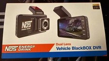 NOS Energy Drink Car Dash Camera HD 1080 Dual Lens Vehicle Blackbox DVR NEW