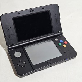 Nintendo "New" 3DS Super Mario Black Friday Edition Console System Tested Works