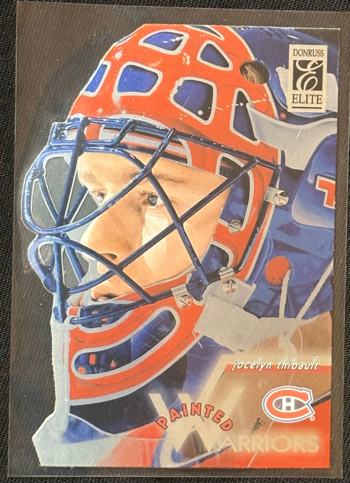1996-97 Donruss Elite #5 Jocelyn Thibault Painted Warriors #/2500