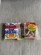1987 Topps Baseball Sealed Jumbo (300 Cards) - 1 Special Rookie Card NOS